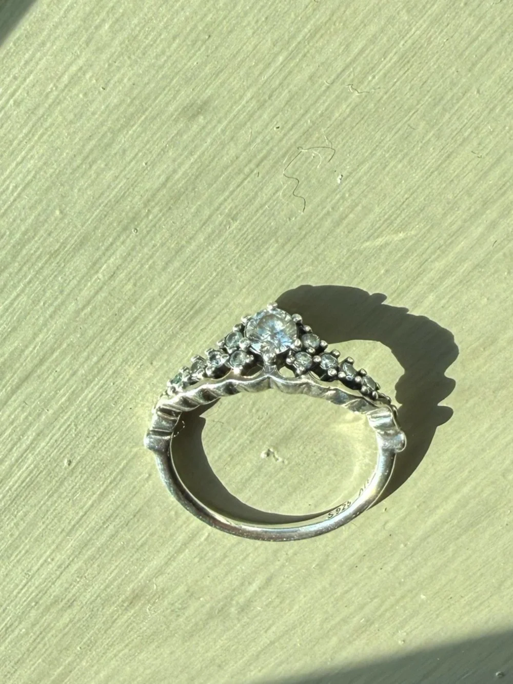Pandora FAIRYTALE TIARA Ring Cubic Zirconia - Picture 3 of 5